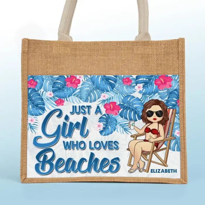 Personalized Just A Girl Who Loves Summer - Gift For Best Friends, BFF, Sisters - Image 2
