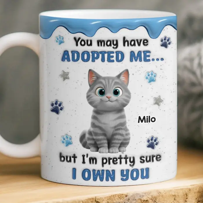 Personalized Mug ~ My Cats Own My Heart