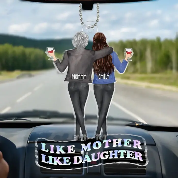 Tailored Like Mother, Like Daughter - Acrylic Custom Shaped - Gift For Mom, Daughter