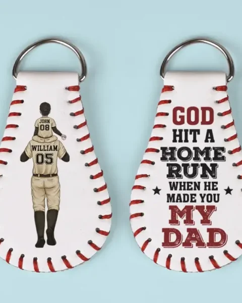 Custom-Made God Hit A Home Run When He Made You My Dad | Gift For Family Members