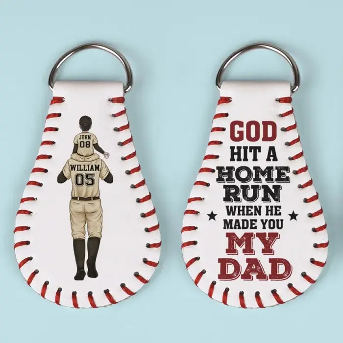 Custom-Made God Hit A Home Run When He Made You My Dad | Gift For Family Members