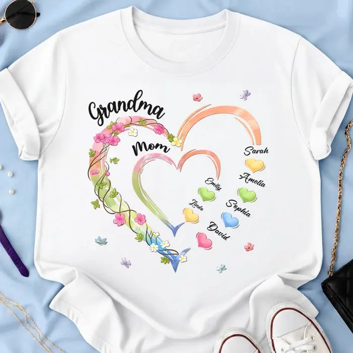 Bespoke Unisex T-shirt, Premium T-shirt, Hoodie ~ Blessed To Be Their Grandma