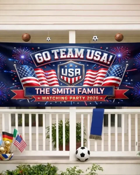 Bespoke USA 2026 Outdoor BannerChasing The Ultimate Goal