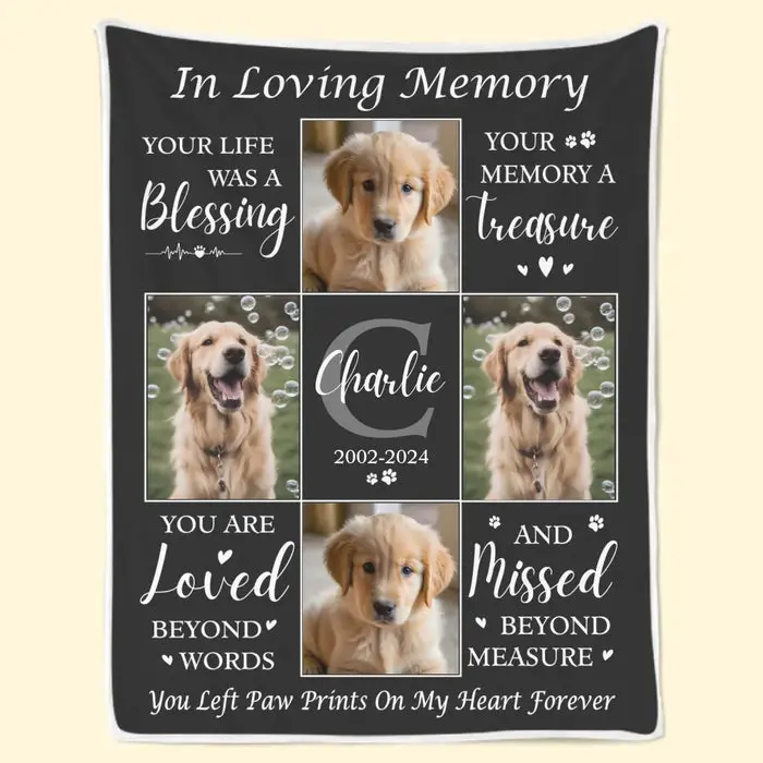 Bespoke Photo You Are Loved Beyond Words | Sympathy Gift For Pet Owners, Pet Lovers - Image 2