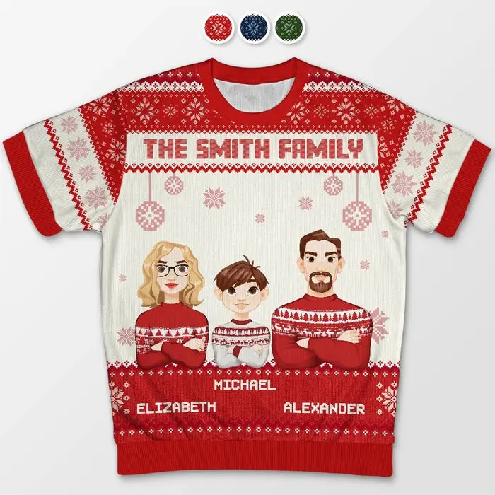 Personalized Family Love Grows Warmer At Christmas - Christmas Gift For Family Members