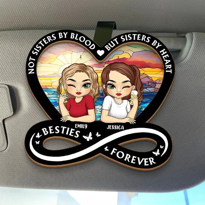 Made-to-Order Not Sisters By Blood But Sisters By Heart ~ Gift For Best Friends, BFF, Sisters