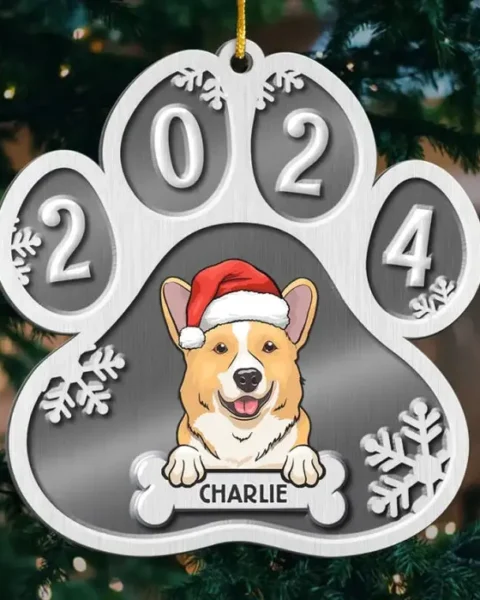 Tailored Merry Christmas, My Furry Friend! ~ Metal Custom Shaped - Christmas Gift For Pet Owners, Pet Lovers