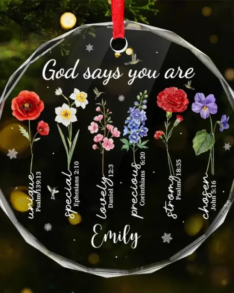 Bespoke God Say You Are Unique | Christmas Gift For Best Friends, BFF, Sisters, Yourself