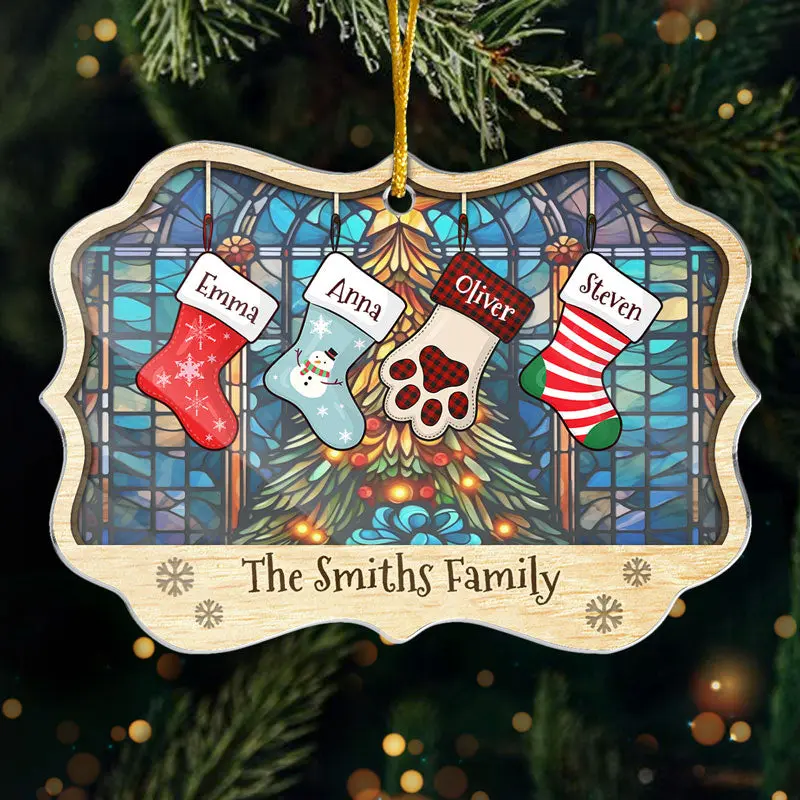 Made-to-Order Christmas Is All About Family - Acrylic Benelux Shaped - Christmas Gift For Family Members