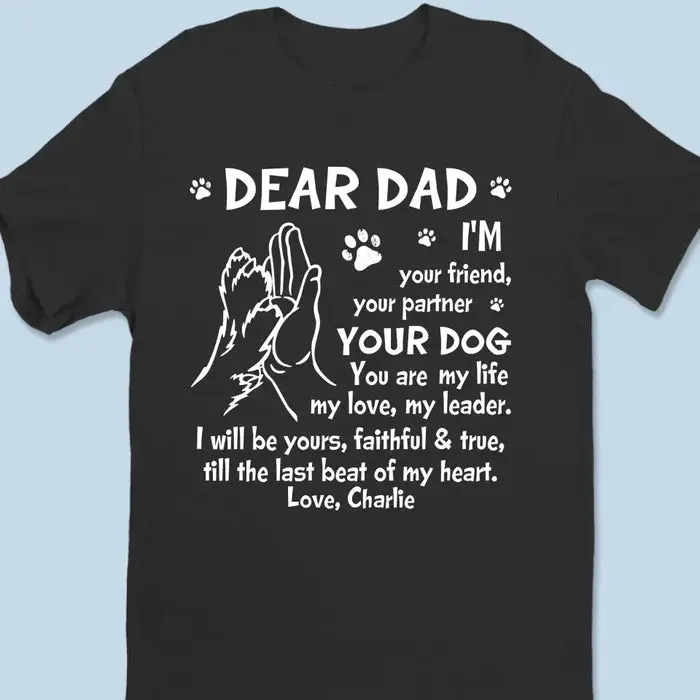 Bespoke You Are My Life My Love My LeaderFather's Day, Gift For Pet Owners, Pet Lovers - Image 2