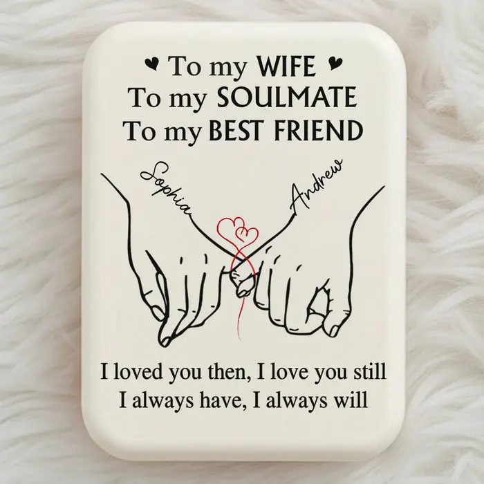 Bespoke LED Compact Makeup MirrorMy Favorite Love Story - Image 2