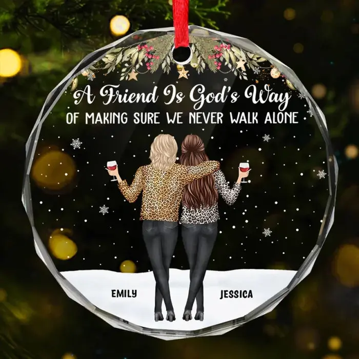Custom-Made Friends Make The World Beautiful - Christmas Gift For Best Friends, BFF, Sisters