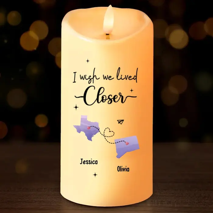 Bespoke Distance Means Nothing To True Friends - Christmas Gift For Best Friends, BFF, Sisters - Image 2