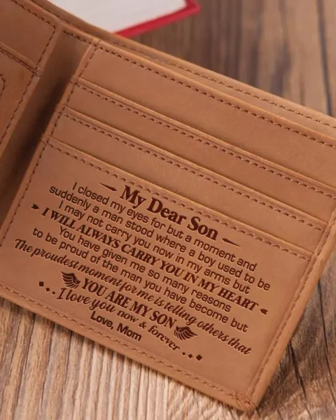 Personalized My Dear Son I Closed My Eyes For But A Moment ~ To My Son, Gift For Son, Son Gift From Dad And Mom, Birthday Gift For Son, Christmas Gift