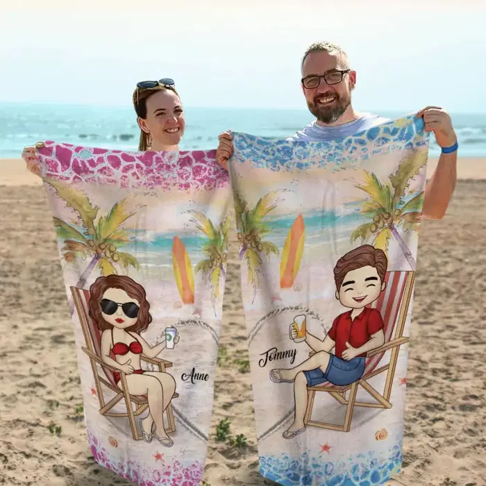 Made-to-Order Hold My Hand, And I Will Go Anywhere With You | Summer Vacation Gift For Husband Wife, Anniversary
