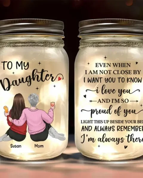 Custom-Made Mother And Daughter, Linked For Life - Gift For Mom, Daughter