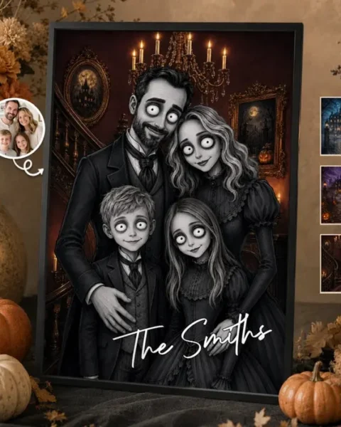 Tailored Photo Vertical Poster - The Spooky Bunch