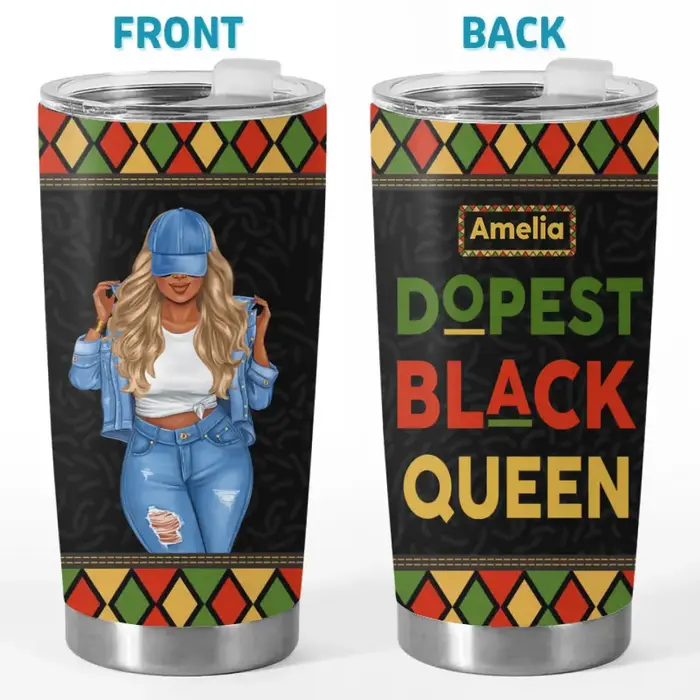 Bespoke Dopest Black Queen - Gift For Best Friends, BFF, Sisters - Image 2