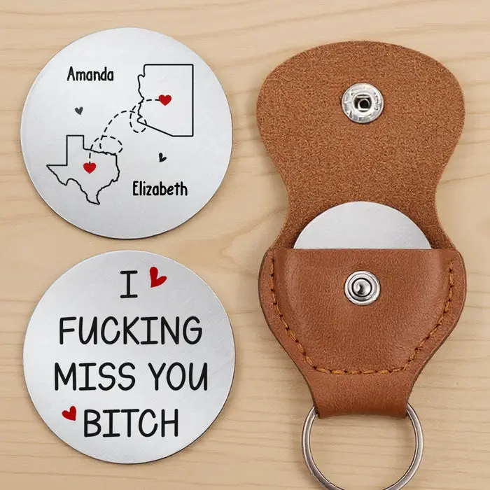 Personalized Long Distance Pocket Hug - I Miss You - Image 2