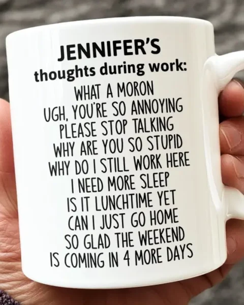 Custom-Made Quirky Mug | Dead Inside, Sparkling Outside