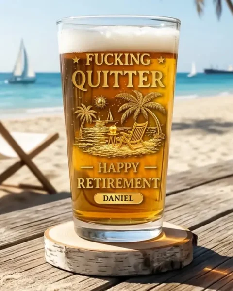Bespoke Beer GlassThe Best Is Yet To Pour