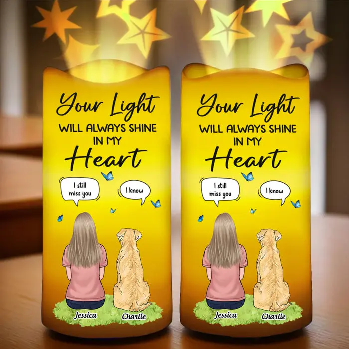 Made-to-Order Your Light Will Always Shine In My Heart - Sympathy Gift For Pet Owners, Pet Lovers - Image 2