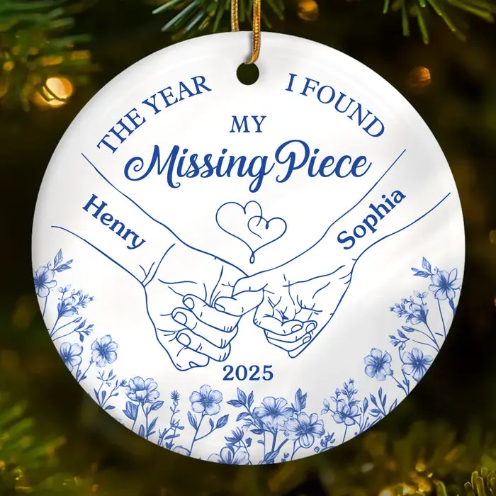 Tailored Ceramic Ornament ~ Forever Yours, Forever Mine - Image 2