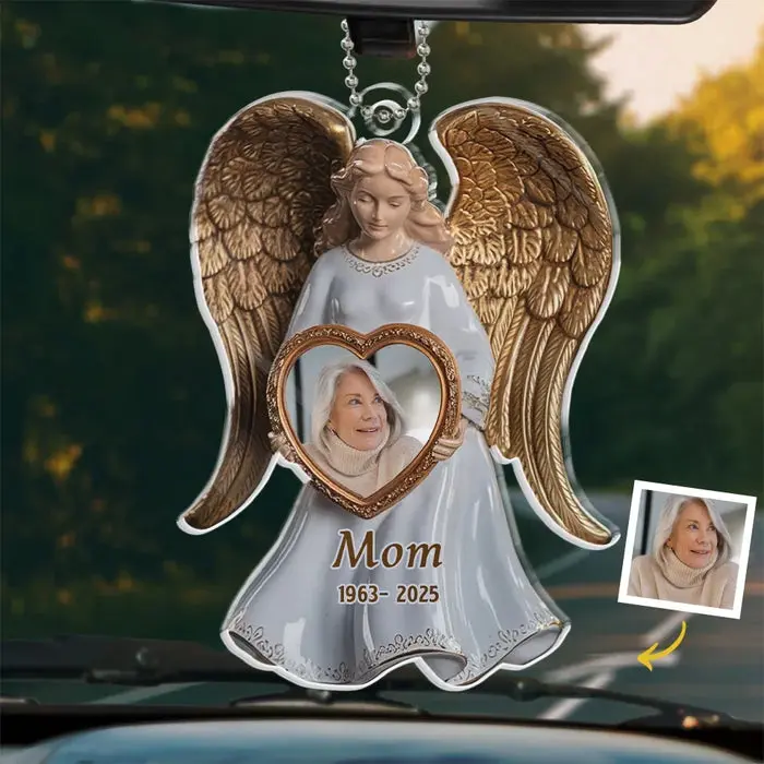 Made-to-Order Photo Memory Is The Bridge Between Past And Present - Acrylic Custom Shaped - Sympathy Gift For Family Members
