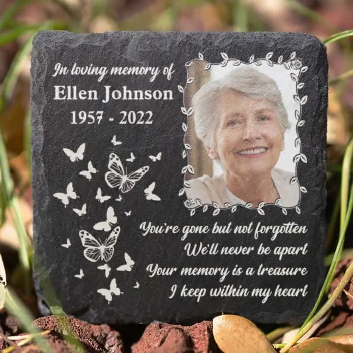Made-to-Order Your Memory Is A Treasure I Keep Within My Heart | Upload Image, Memorial Gift, Sympathy Gift - Image 2