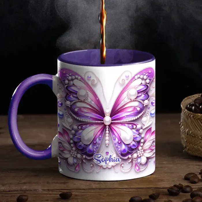 Personalized Shine Like A Butterfly ~ Birthday Gift, Christmas Gift For Best Friends, BFF, Sisters, Mom, Daughter - Image 2