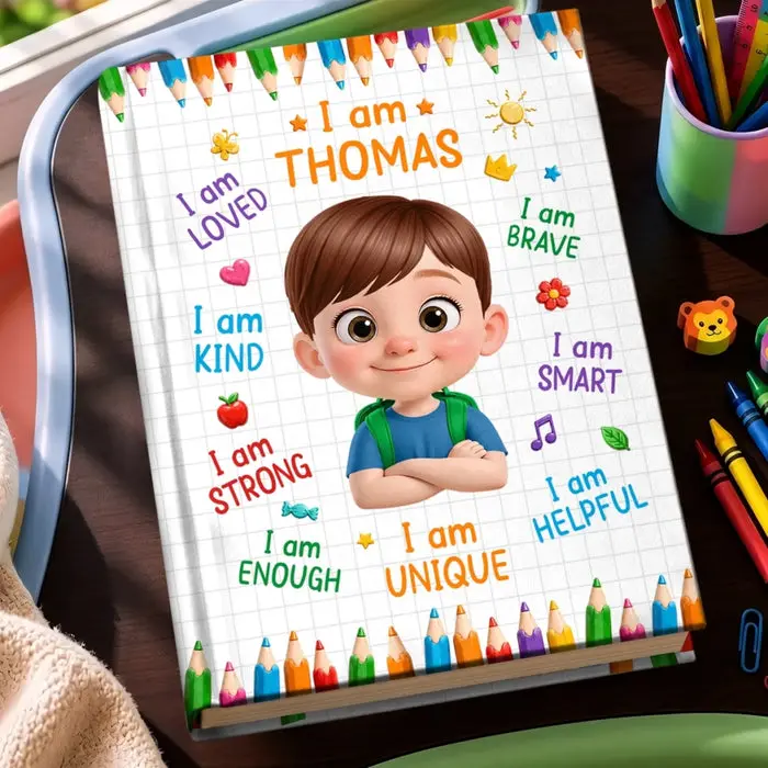 Personalized Kids Hardcover Journal - Ready To Explore