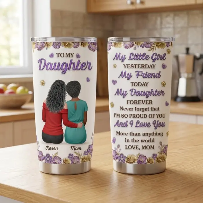 Tailored Tumbler ~ A Forever Bond Wrapped In Love - Image 2