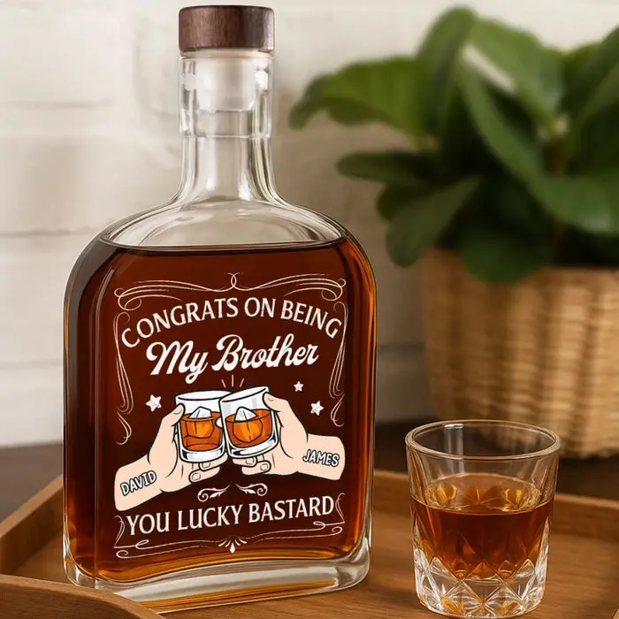 Tailored Whiskey Bottle ~ Different Paths Same Heart