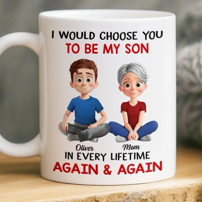 Bespoke MugBehind Every Great Son Is A Loving Mom