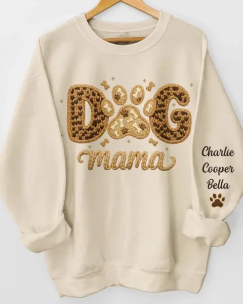 Bespoke Unisex Sweatshirt, Hoodie With Design On Sleeve - Love Begins With Paws