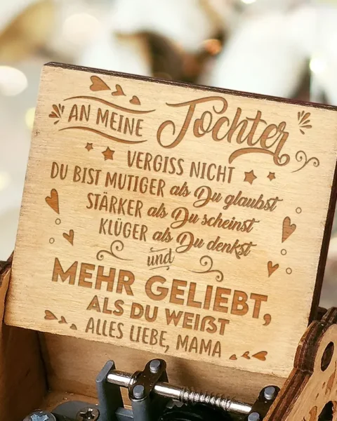 Personalized An Meine Tochter, Alles Liebe ~ Geschenk für Tochter German