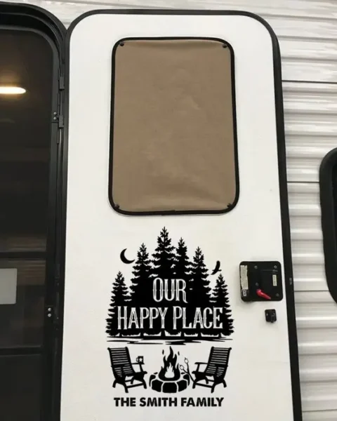 Bespoke RV DecalOur Happy Place