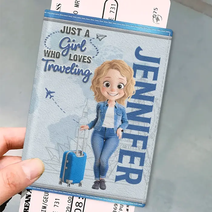 Personalized Passport Cover, Passport HolderCatch Flights, Not Feelings