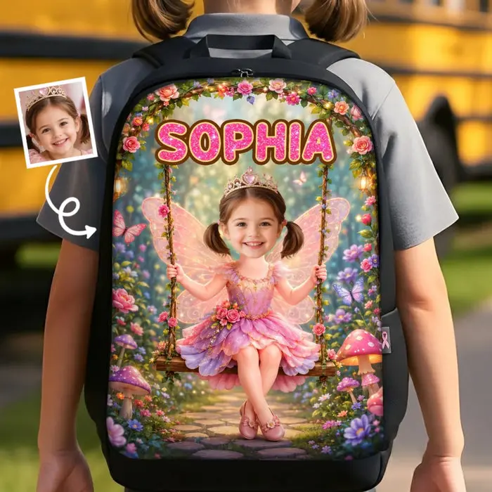 Bespoke Photo Kids Front Printed Backpack | Every Day Is A Fairytale