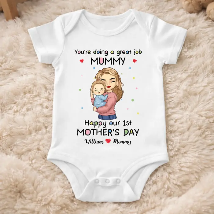 Bespoke The Best Job In The World, Being My Mommy | Mother's Day, Baby Shower Gift, Gift For First Mom - Image 2