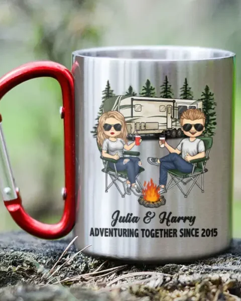 Tailored Adventuring Together Since - Gift For Camping Lovers