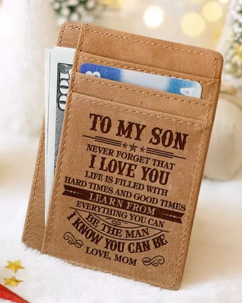 Made-to-Order To My Son Never Forget That I Love You - To My Son, Gift For Son, Son Gift From Mom, Birthday Gift For Son, Christmas Gift
