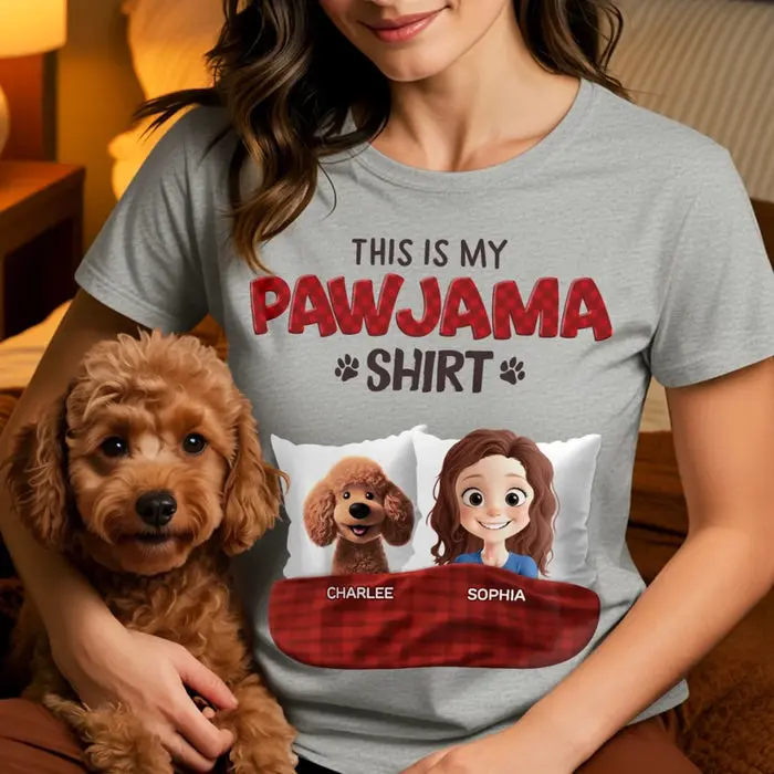 Made-to-Order Unisex T-shirt, Premium T-shirt, Hoodie ~ Dreaming In Pawprints