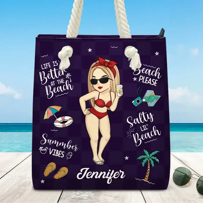 Personalized Beach Days And Best Friends Forever - Summer Vacation Gift For Best Friends, BFF, Sisters
