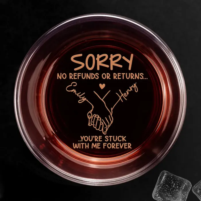Made-to-Order Whiskey Glass ~ Sorry, I’m Your Problem