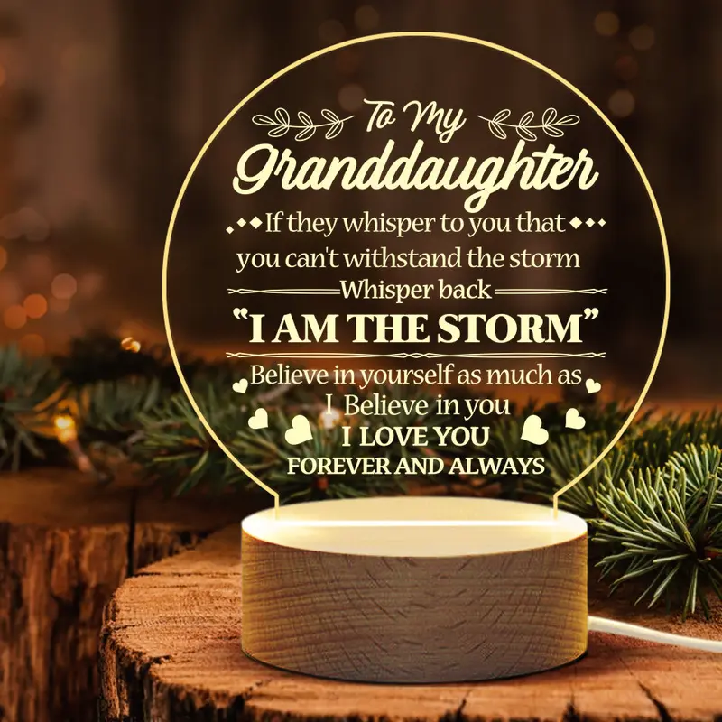Custom-Made To My Granddaughter I Love You Forever & Always ~ To My Granddaughter, Gift For Granddaughter, Granddaughter Gift From Grandparents, Birthday Gift For Granddaughter, Christmas Gift