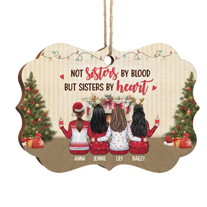 Made-to-Order We Are Not Sisters By Blood But Sisters By Heart ~ Gift For Bestie, Best Friend, Sister, Birthday Gift For Bestie And Friend, Christmas Gift - Image 2