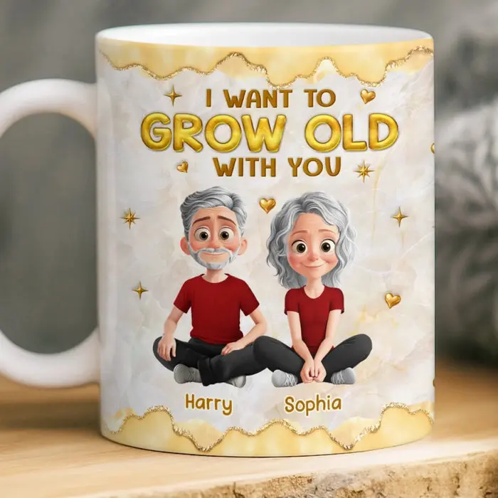 Tailored 3D Inflated Effect Printed Mug | Our Connection Feels Natural