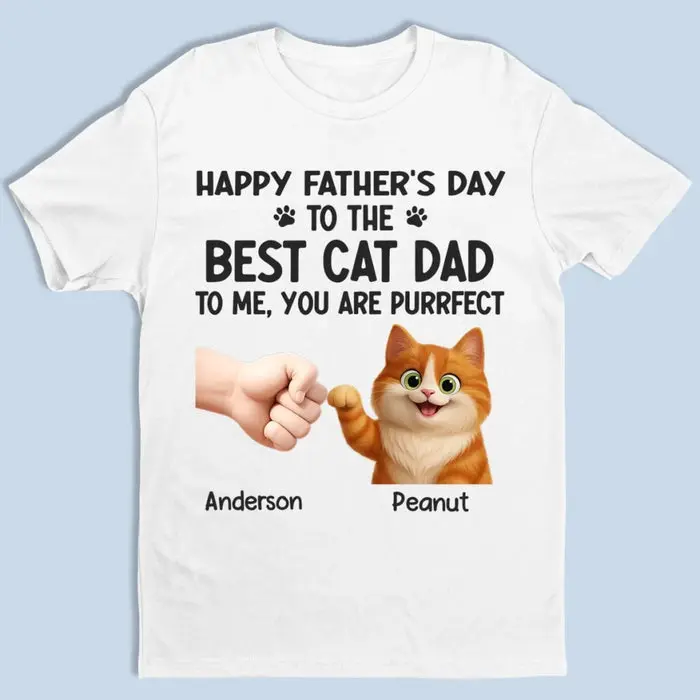 Custom-Made Fist Bumps And Furballs Since Day One | Father's Day, Gift For Dad, Pet Owners, Pet Lovers