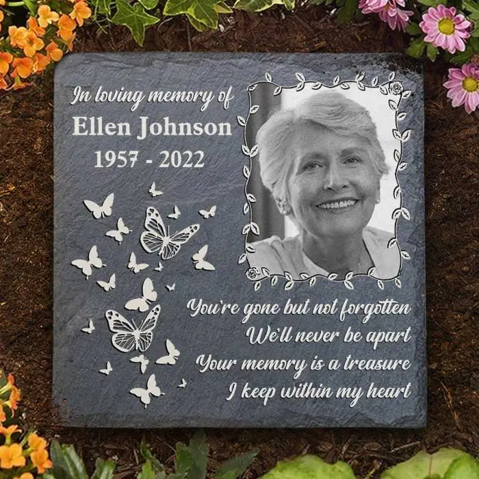 Made-to-Order Your Memory Is A Treasure I Keep Within My Heart | Upload Image, Memorial Gift, Sympathy Gift